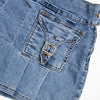 #087 Acid Blue Mini Skirt Blue | c. 203 | Size 12