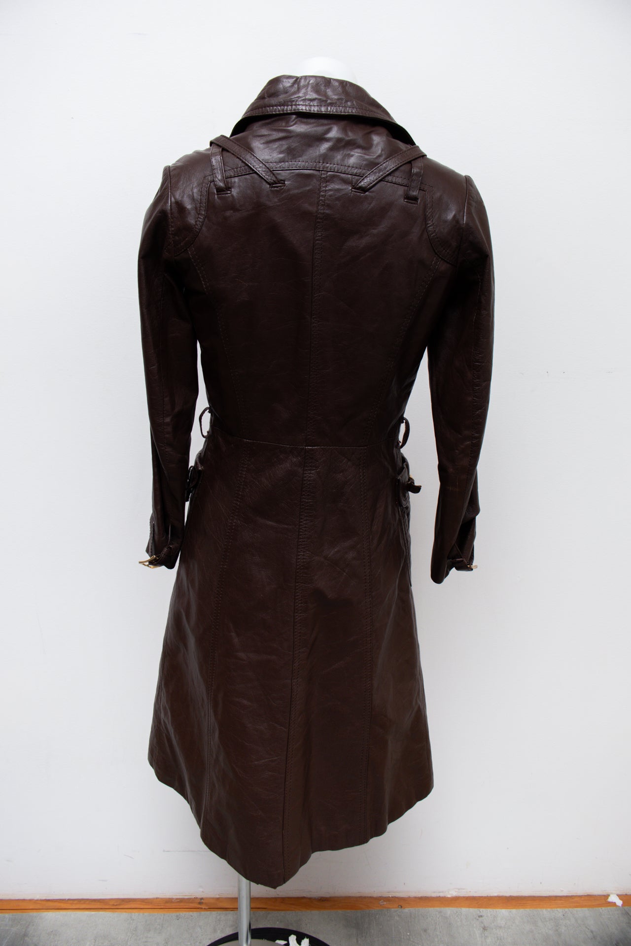#107 Fashion Avenue Leather Corp. Pants Brown | c. 192 | Size 8