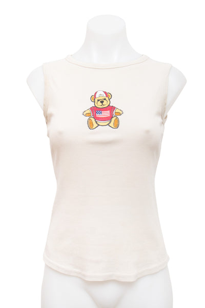 #59 Jennyfer Tank Top White | c. 196 | Size 8