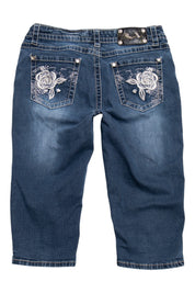 #099 ViVi Diva Capris Blue | c. 211 | Size 8