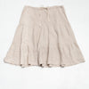 #113 Allen Allen LinenSkirt Beige | c. 193 | Size 10