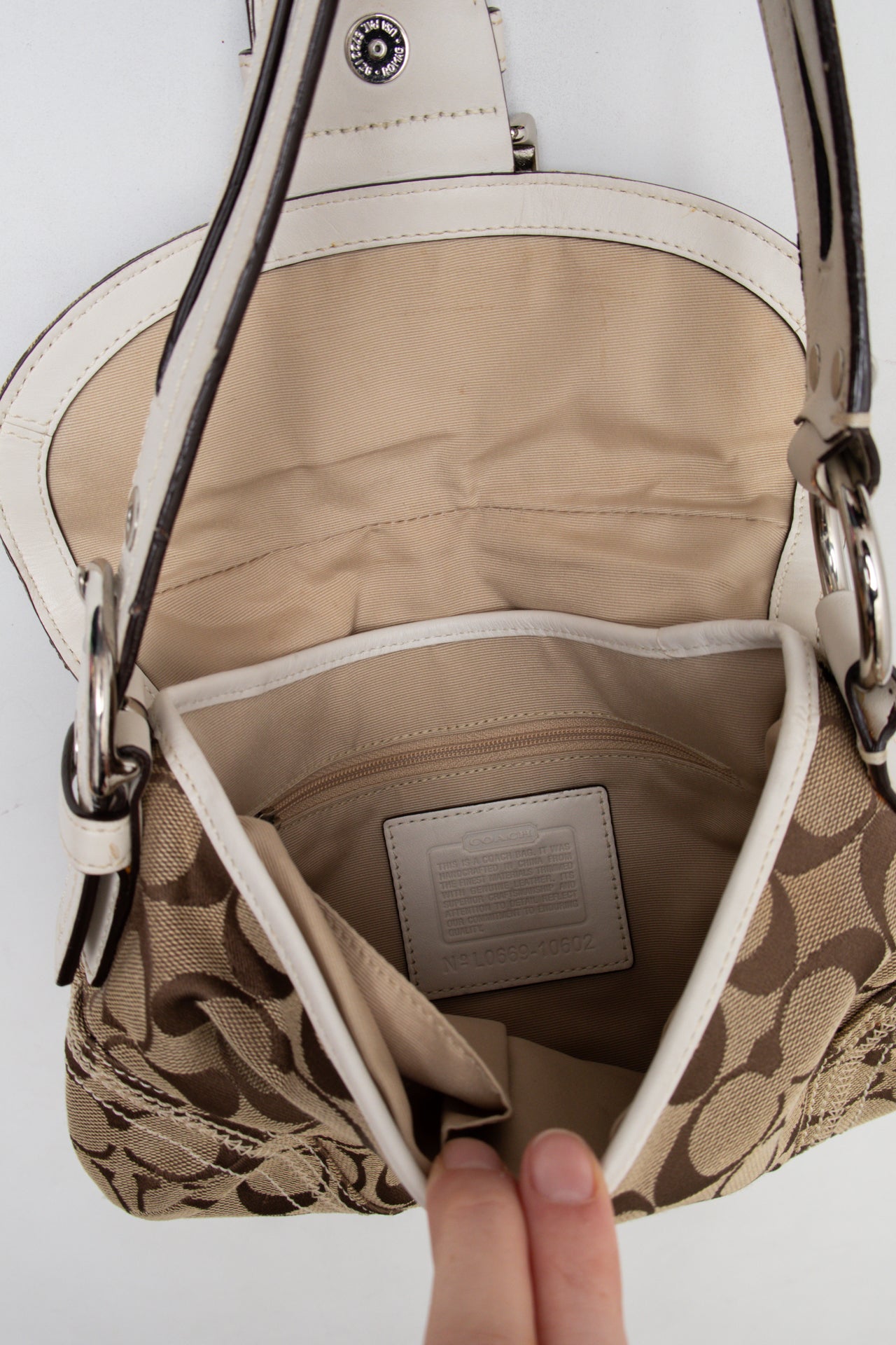 #182 Coach Shoulder Bag Brown | c. 202 | Size