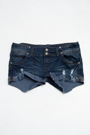 #162 Blue Asphalt Shorts Blue | c. 200 | Size 8