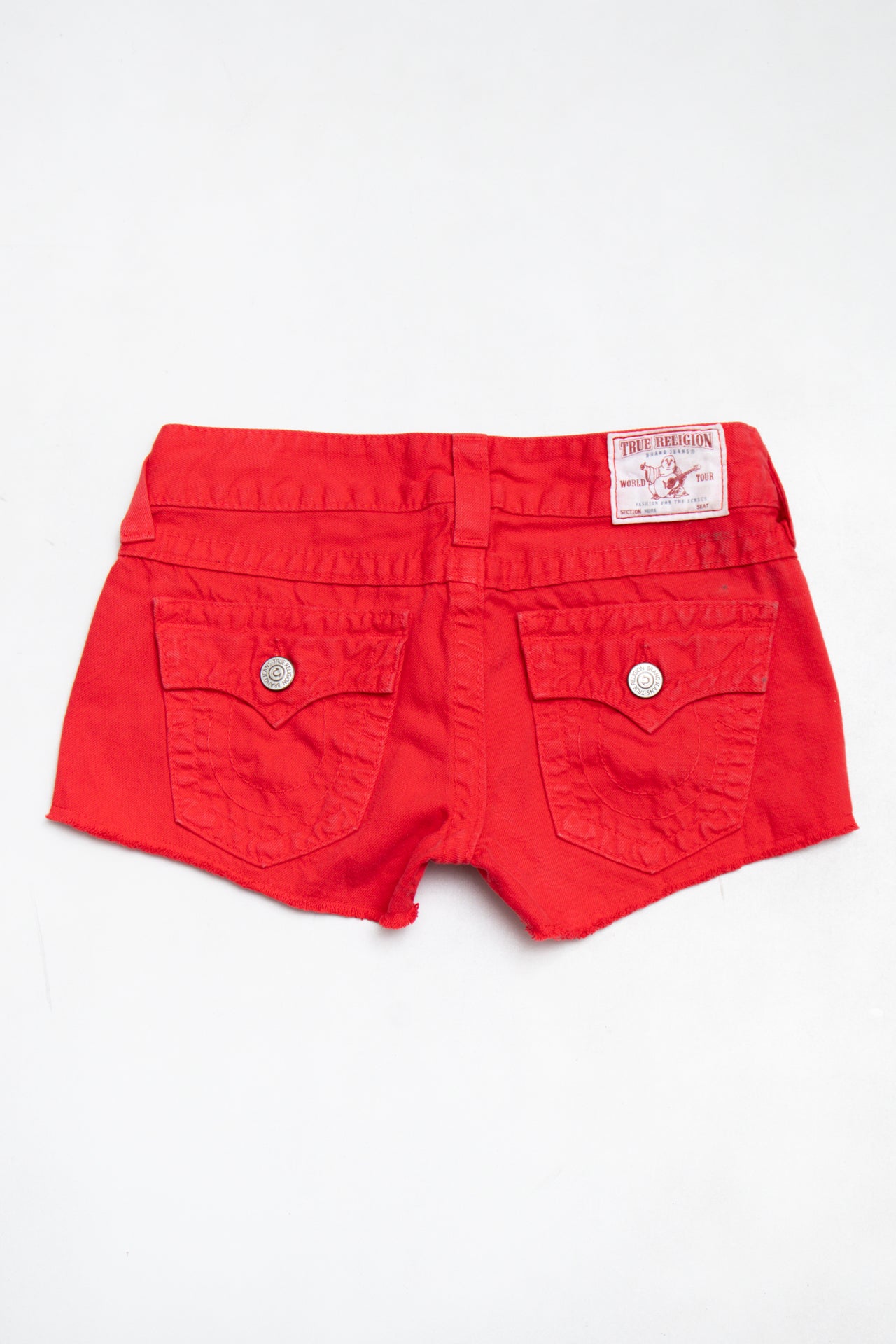 #155 True Religion Shorts Red | c. 198 | Size 6