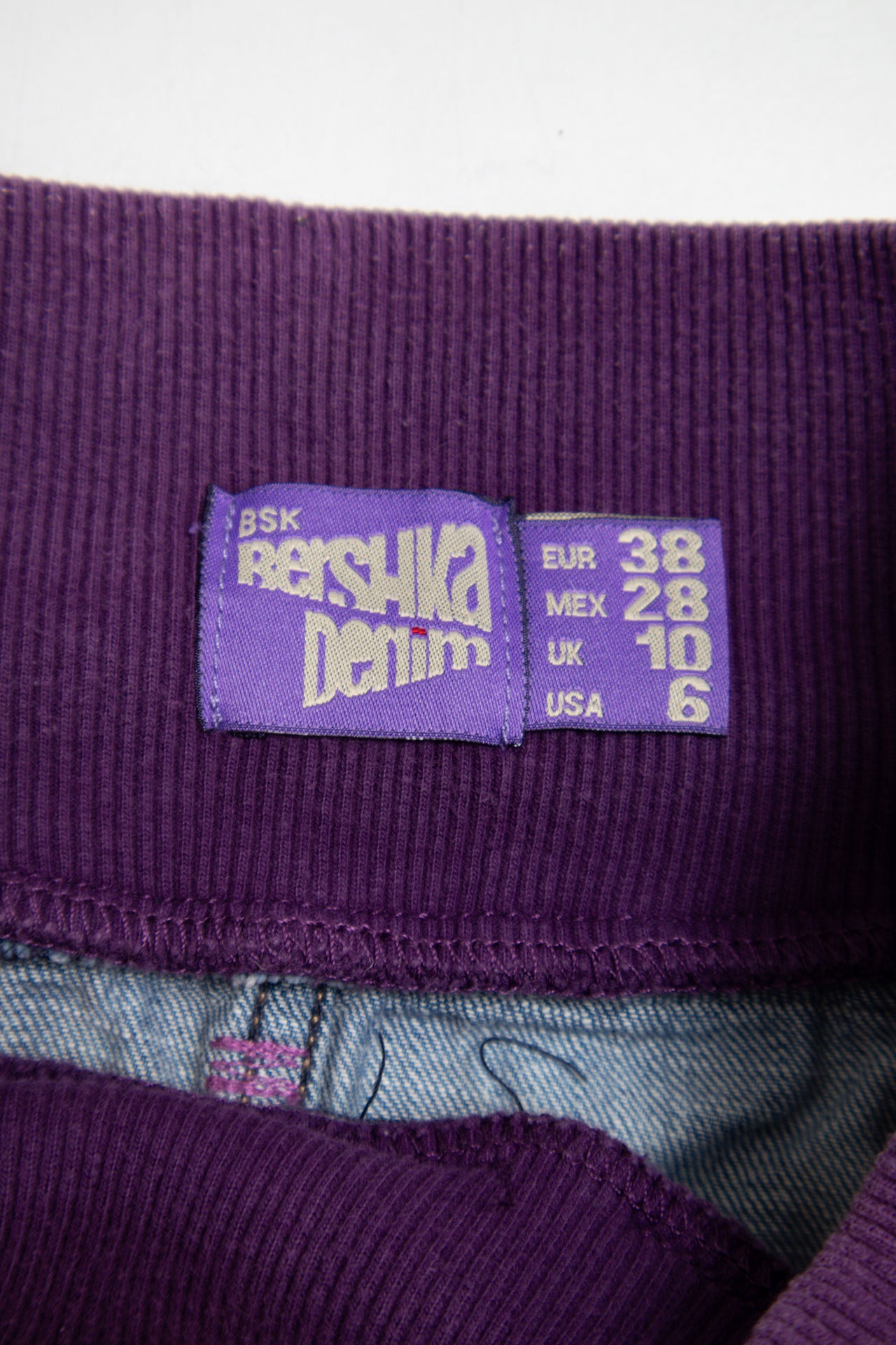 #146 Bershka Denim Denim Mini Skirt Blue | c. | Size 10/12