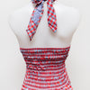 #121 Reworked Halter Top Red | c. 185 | Size 10