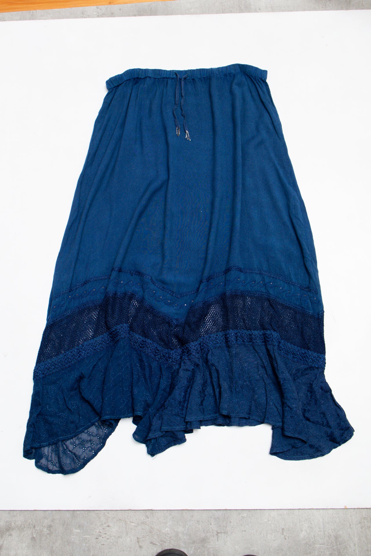#150 Multiples Skirt Blue | c. 202 | Size 12/14