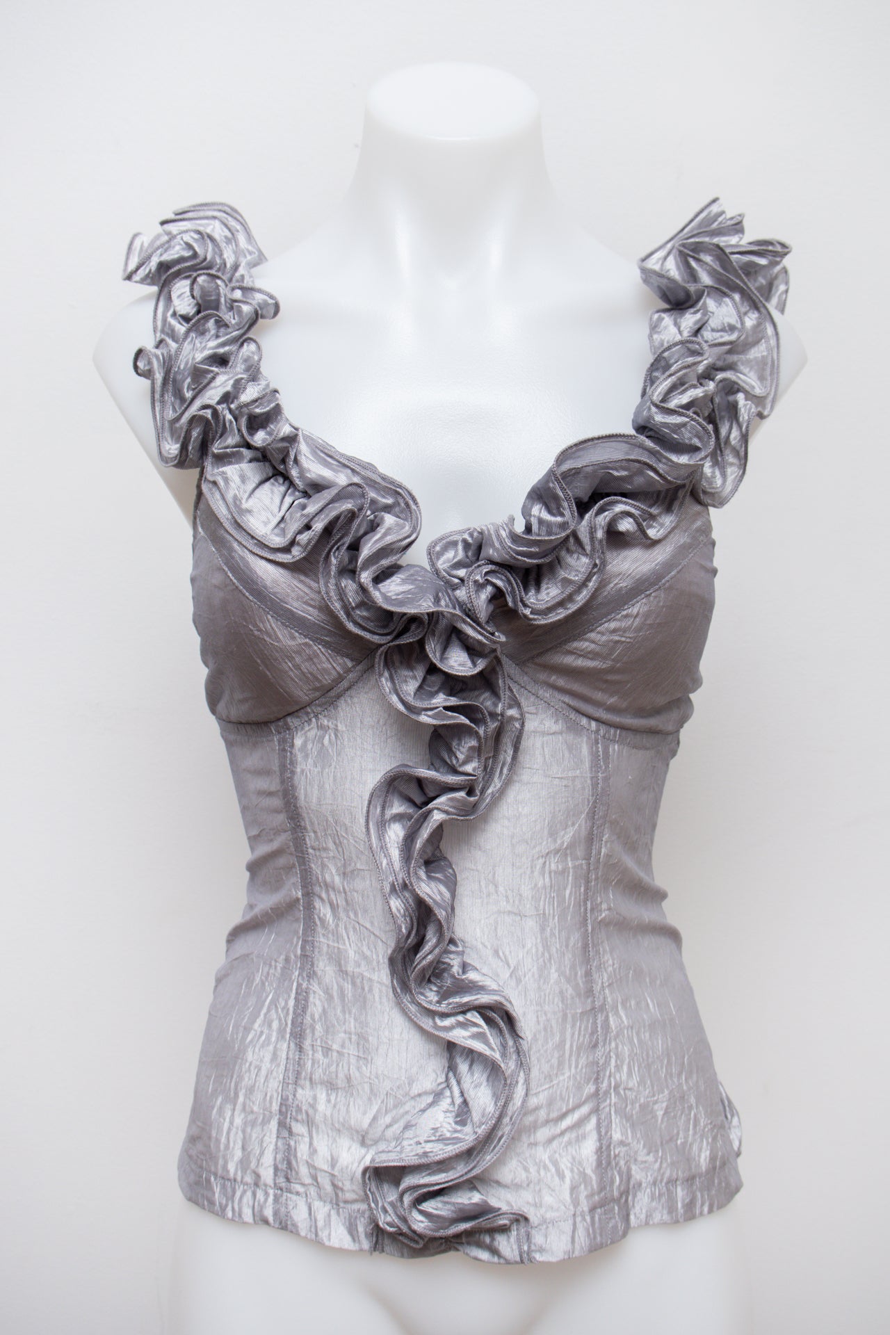 #31 An Clothing Cami Top Silver | c. 192 | Size 8