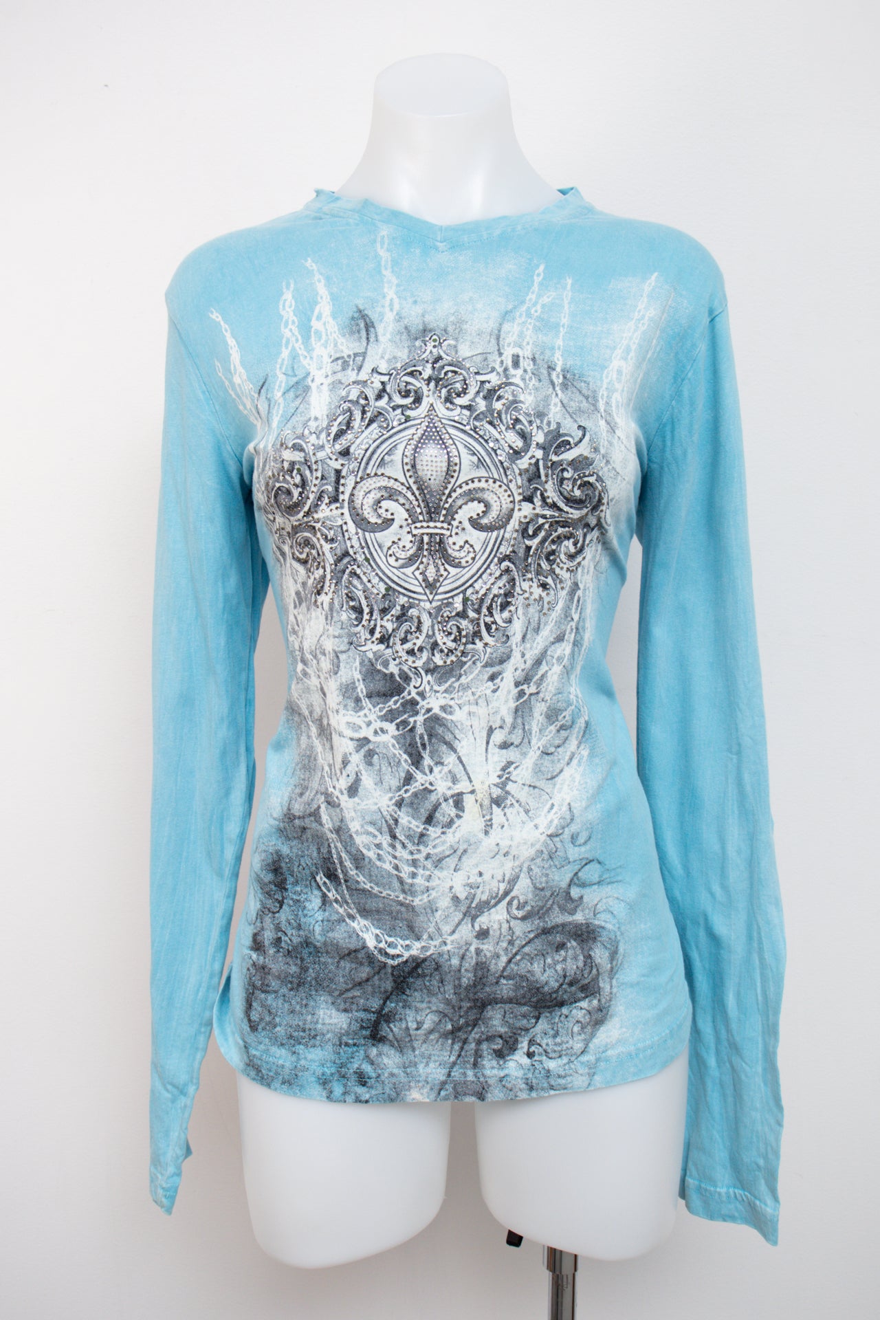 #075 Cocaine Legend T-shirt Blue | c. | Size 8