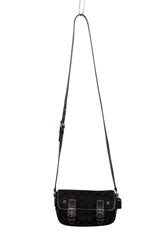 #172 Coach Cross Body Bag Black | c. 187 | Size
