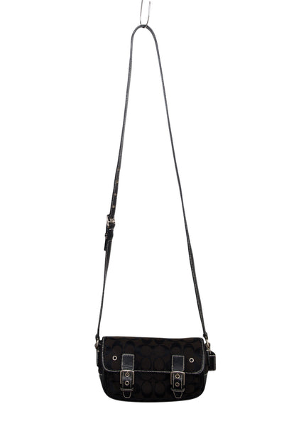 #172 Coach Shoulder Bag Black | c. 187 | Size