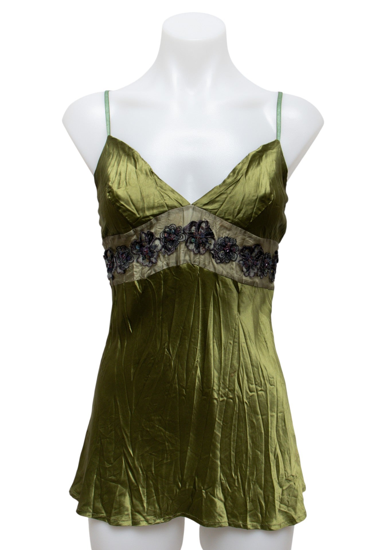 #76 Anna Paul Cami Top Green | c. 191 | Size 10