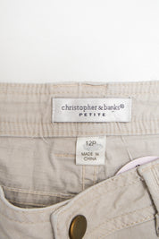 #45 Christopher & Banks Pants Beige | c. 185 | Size 16