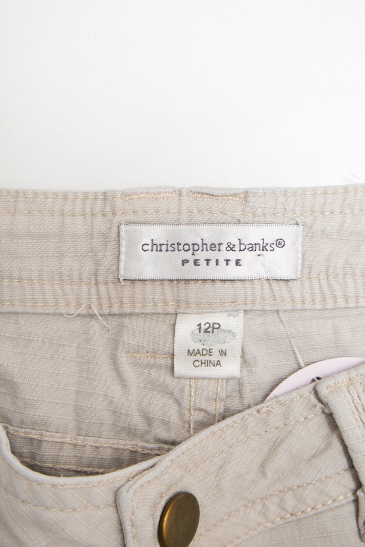 #45 Christopher & Banks Pants Beige | c. 185 | Size 16