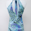 #112 Body Central Halter Top Blue | c. 198 | Size