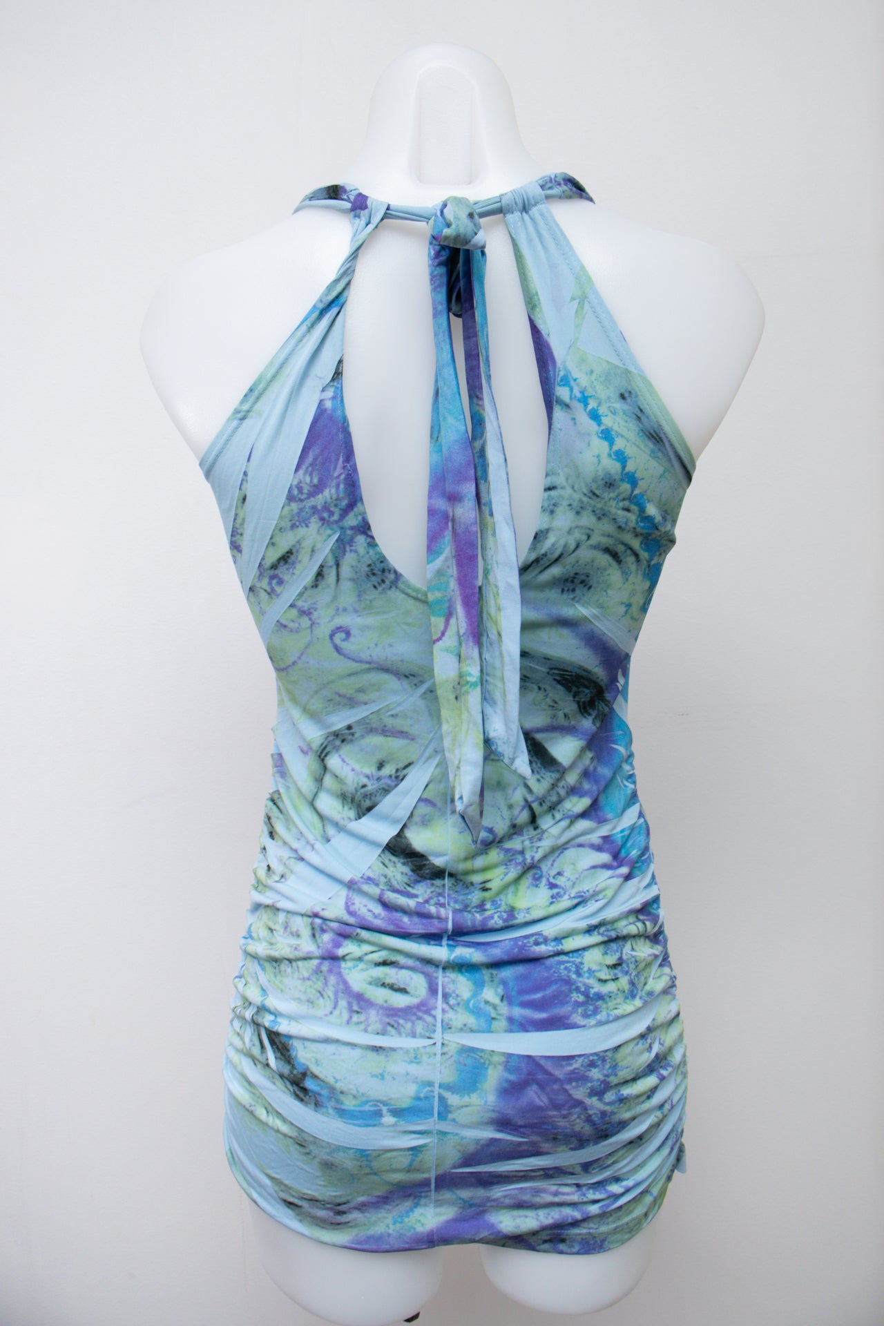 #112 Body Central Halter Top Blue | c. 198 | Size