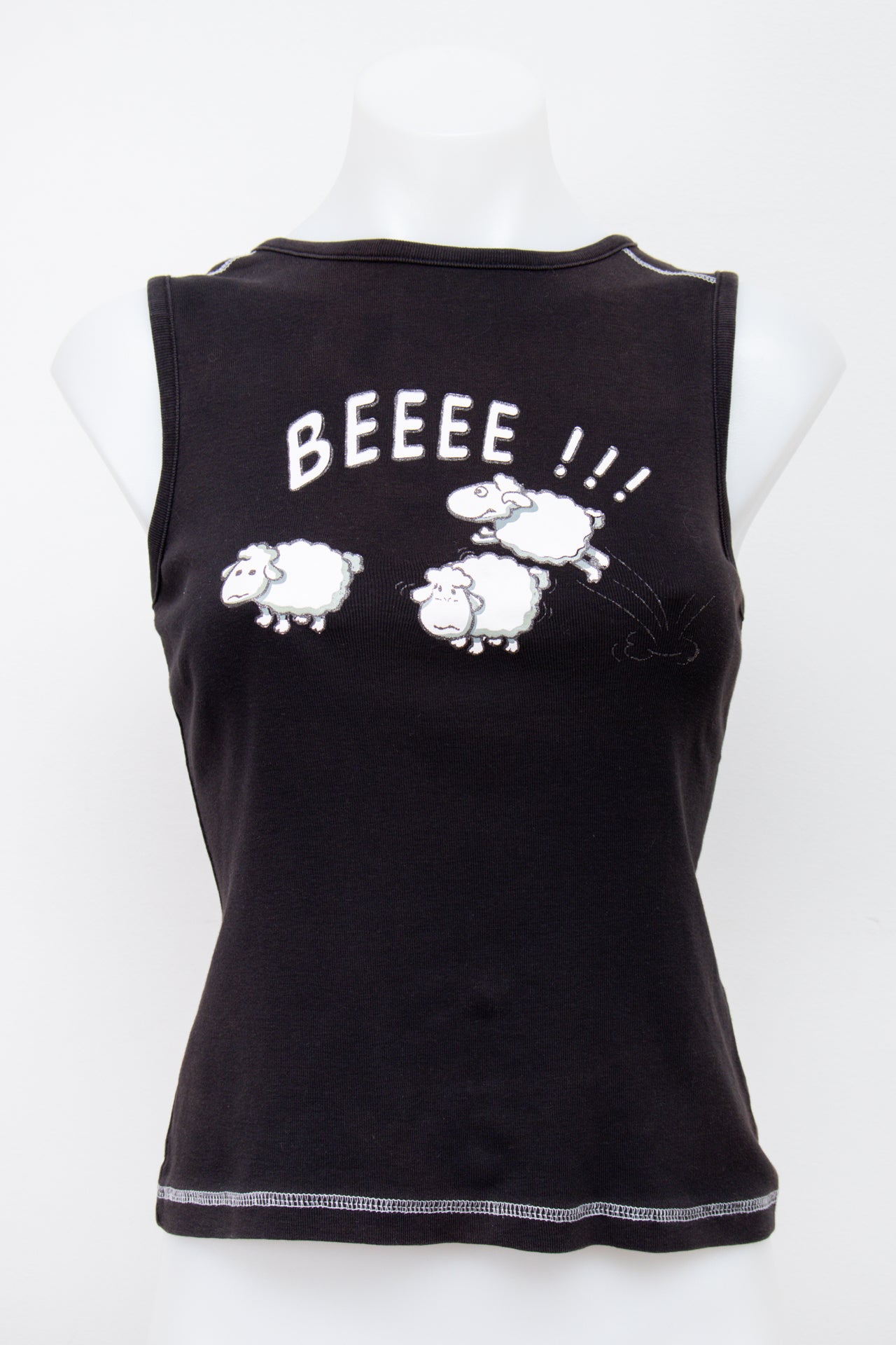 #63 Spot Tank Top Black | c. 198 | Size 12