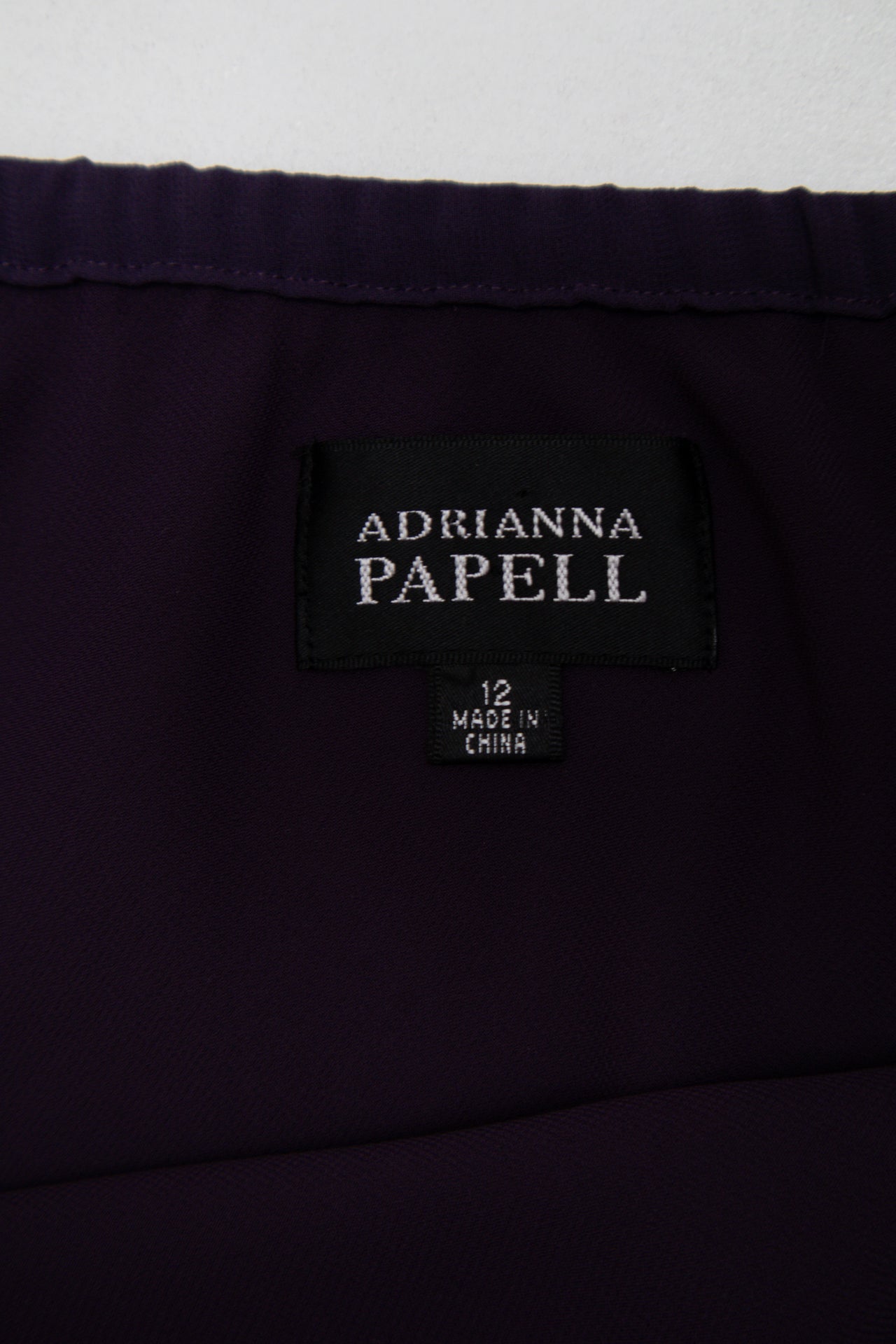 #171 Adrianna Papell Skirt Purple | c. 197 | Size 10
