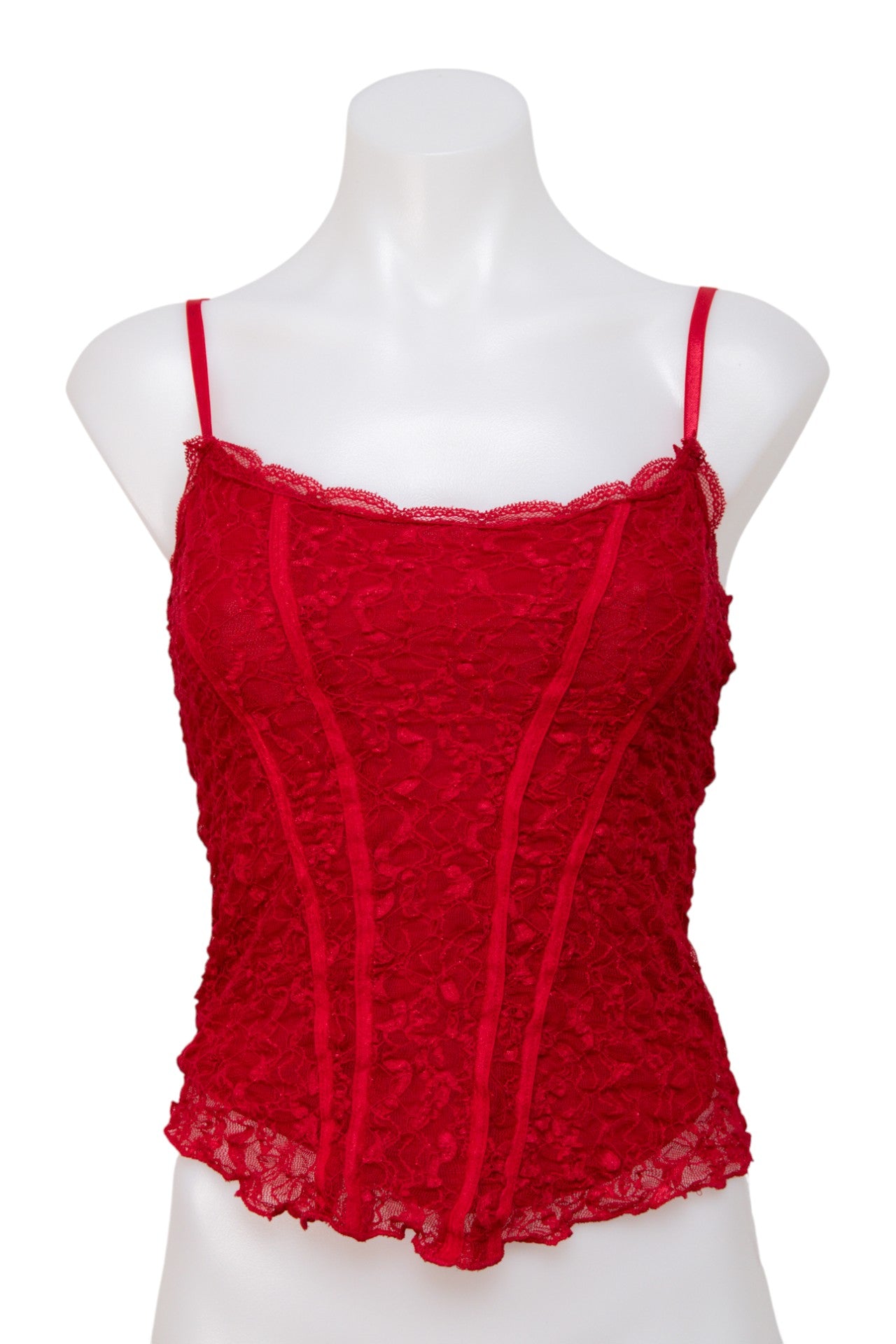 #014 Charlotte Russe Cami Top Red | c. 199 | Size 6/8
