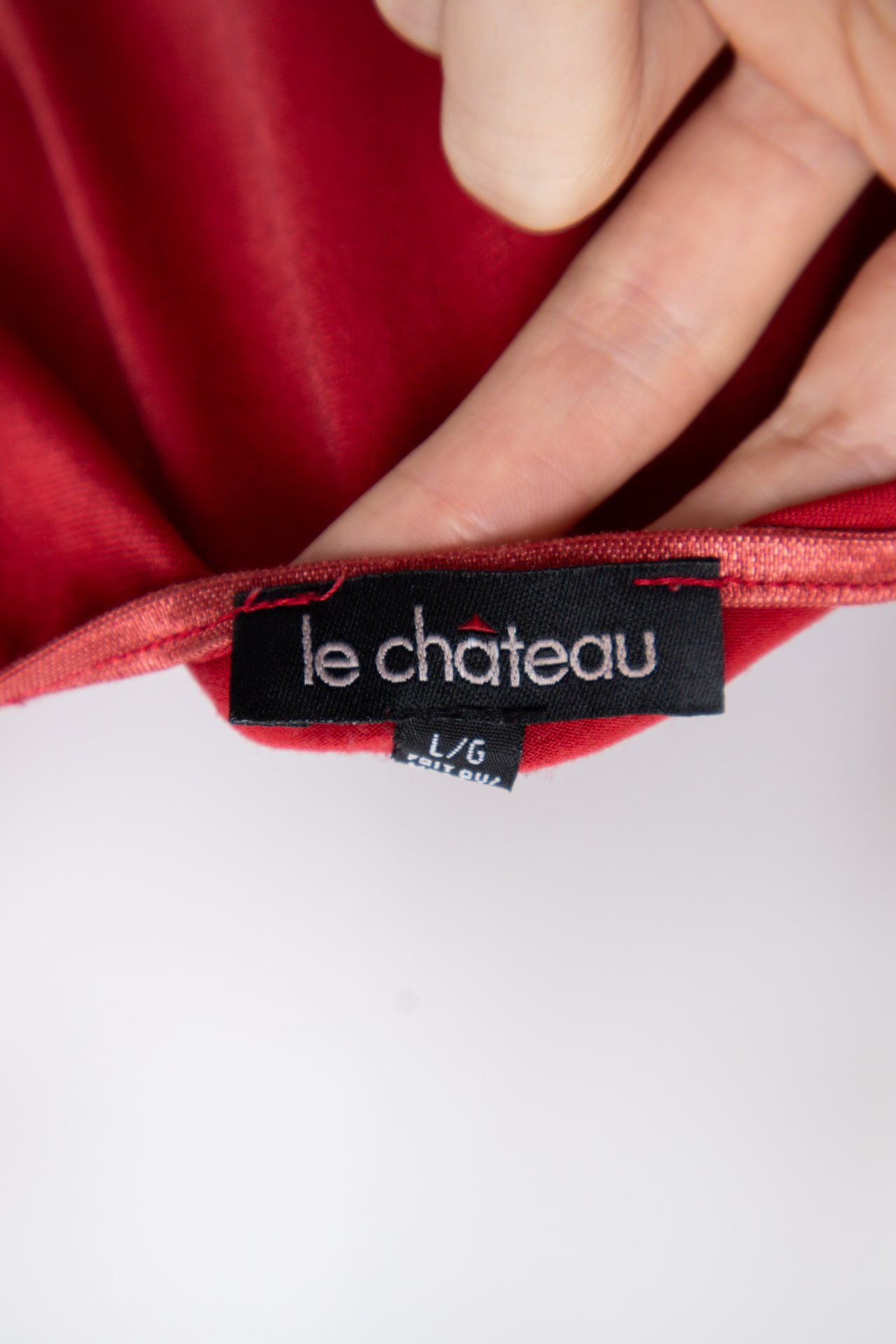 #13 Le Chateau Cami Top Red | c. 196 | Size 12