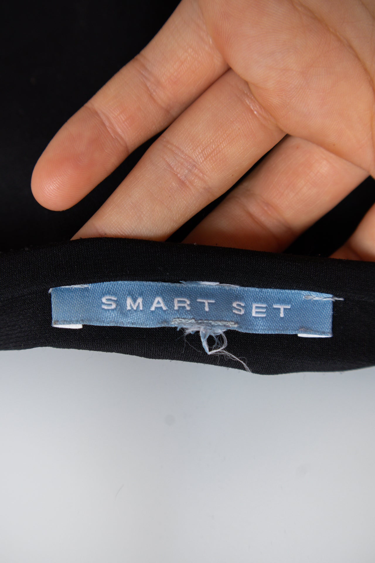 #46 Smart Set Halter Top Black | c. 186 | Size 8