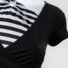 #31 Floral T-shirt Black | c. 193 | Size 8
