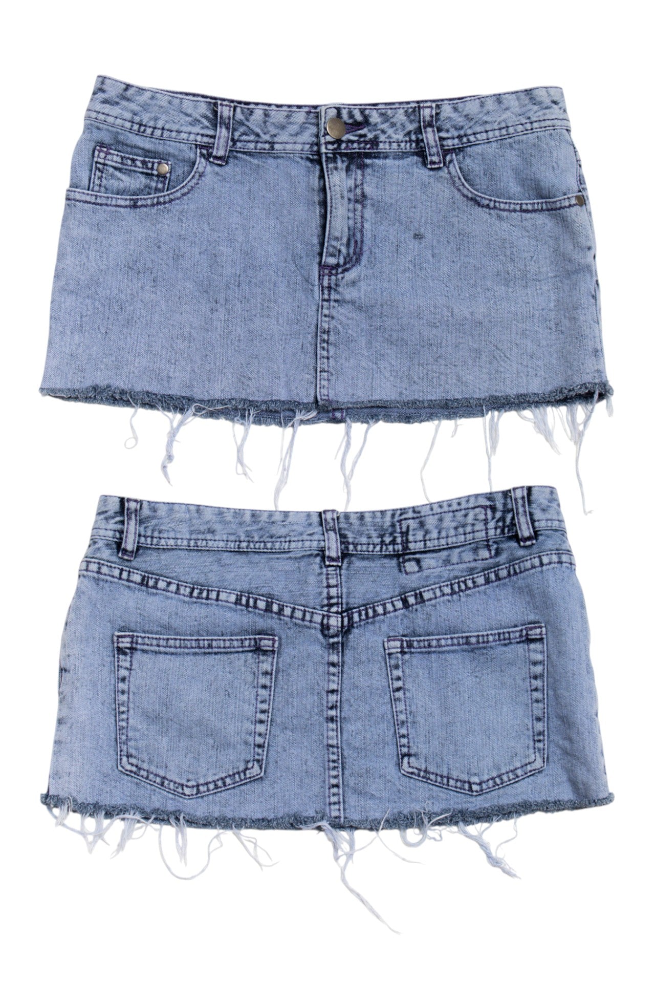 #18 Cc Denim Mini Skirt Blue | c. 188 | Size 8