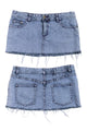 #18 Cc Denim Mini Skirt Blue | c. 188 | Size 8