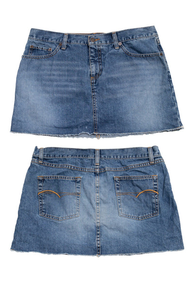 #152 American Eagle Outfitters Mini Skirt Blue | c. 200 | Size 12