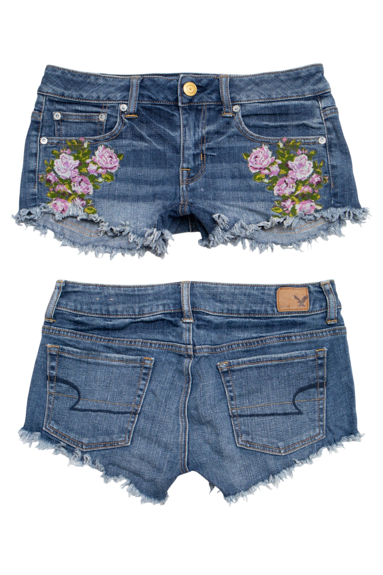 #137 American Eagle Outfitters Booty Short Blue | c. 210 | Size 6