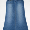 #166 Stephen Hardy Squeeze Skirt Blue | c. 189 | Size 10