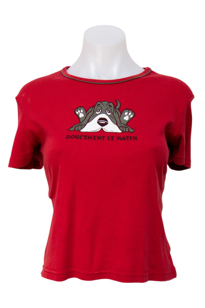 #079 Mim T-shirt Red | c. 199 | Size 10