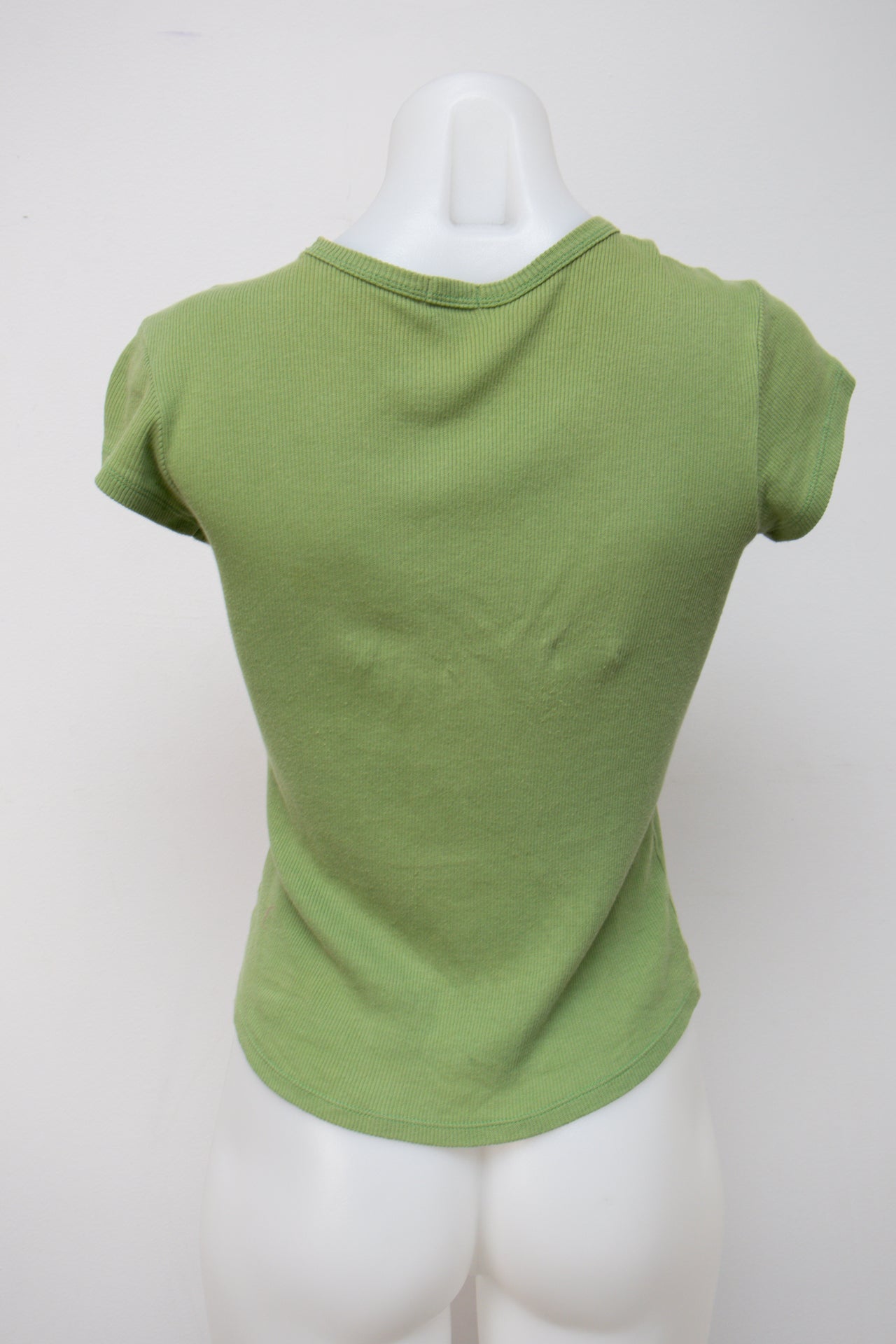 #089 United Colors Of Benetton T-shirt Green | c. 199 | Size 10