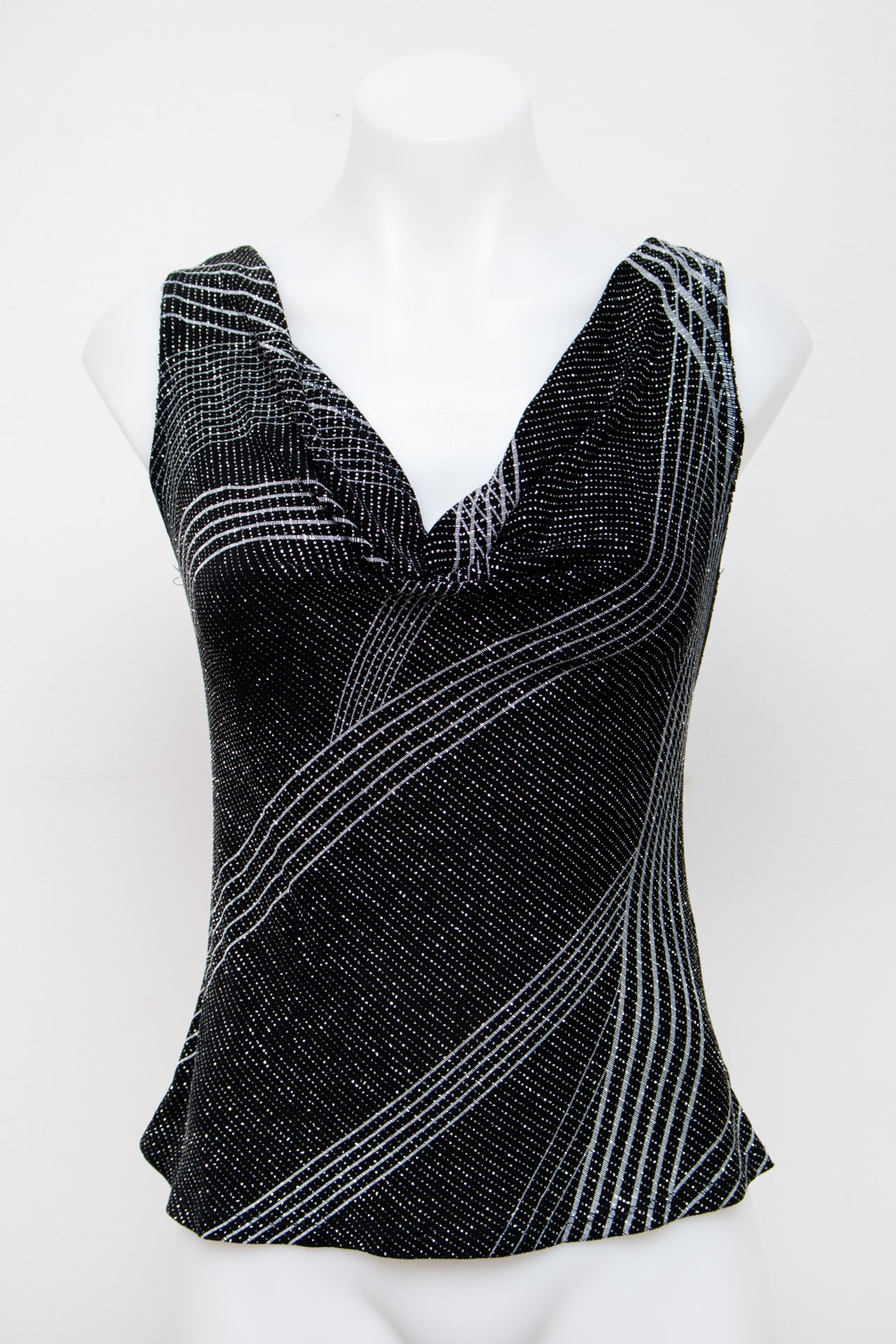 #66 J.r. Nites By Caliendo Tank Top Black | c. 197 | Size 12