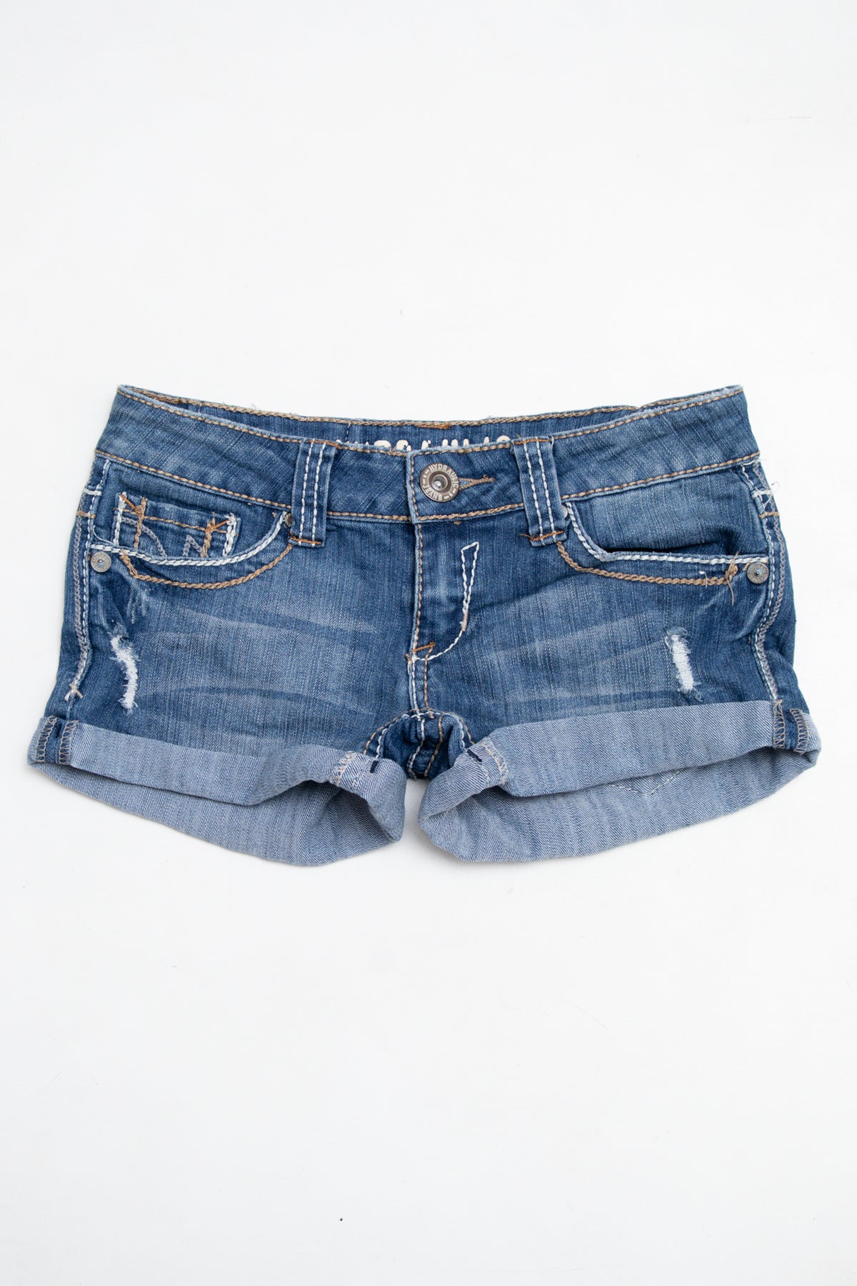 #192 Hydraulic Jeans Booty Short Blue | c. 209 | Size 6