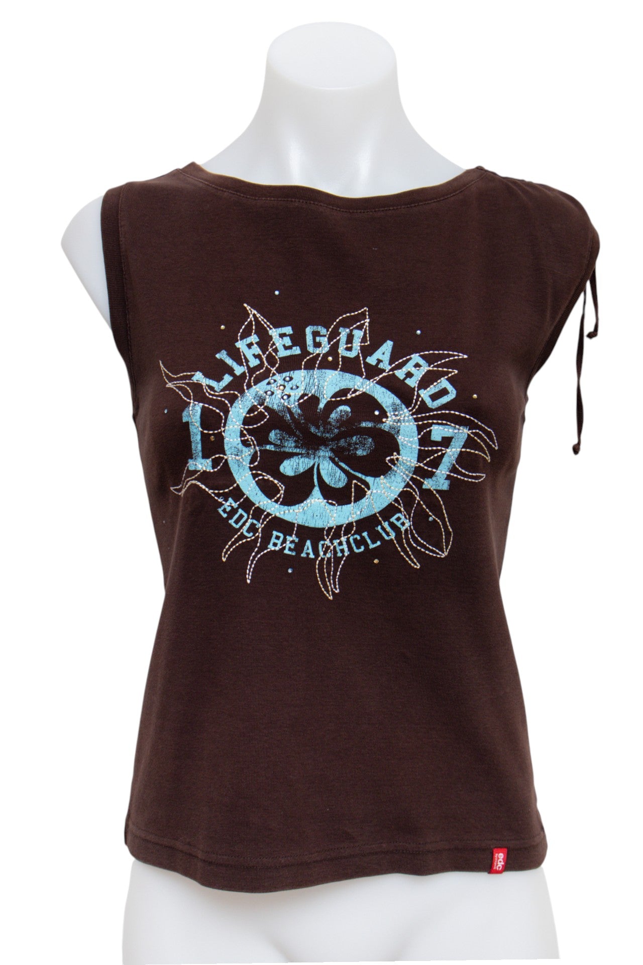 #84 Edc By Esprit Tank Top Brown | c. 193 | Size 12