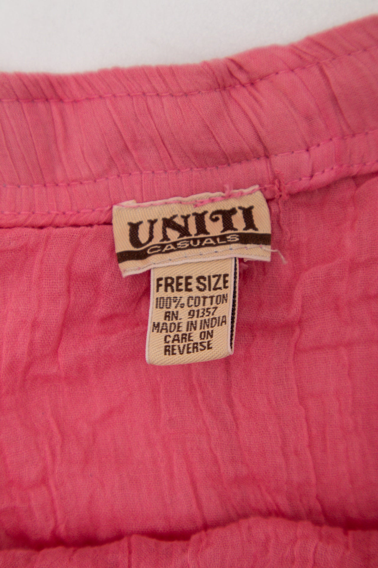 #112 Uniti Casuals Mini Skirt Pink | c. 201 | Size 16