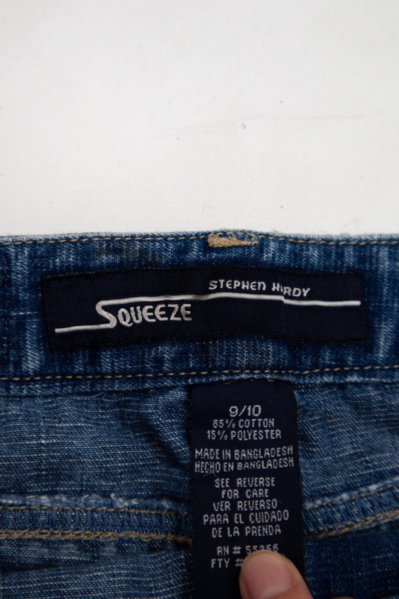 #166 Stephen Hardy Squeeze Skirt Blue | c. 189 | Size 10
