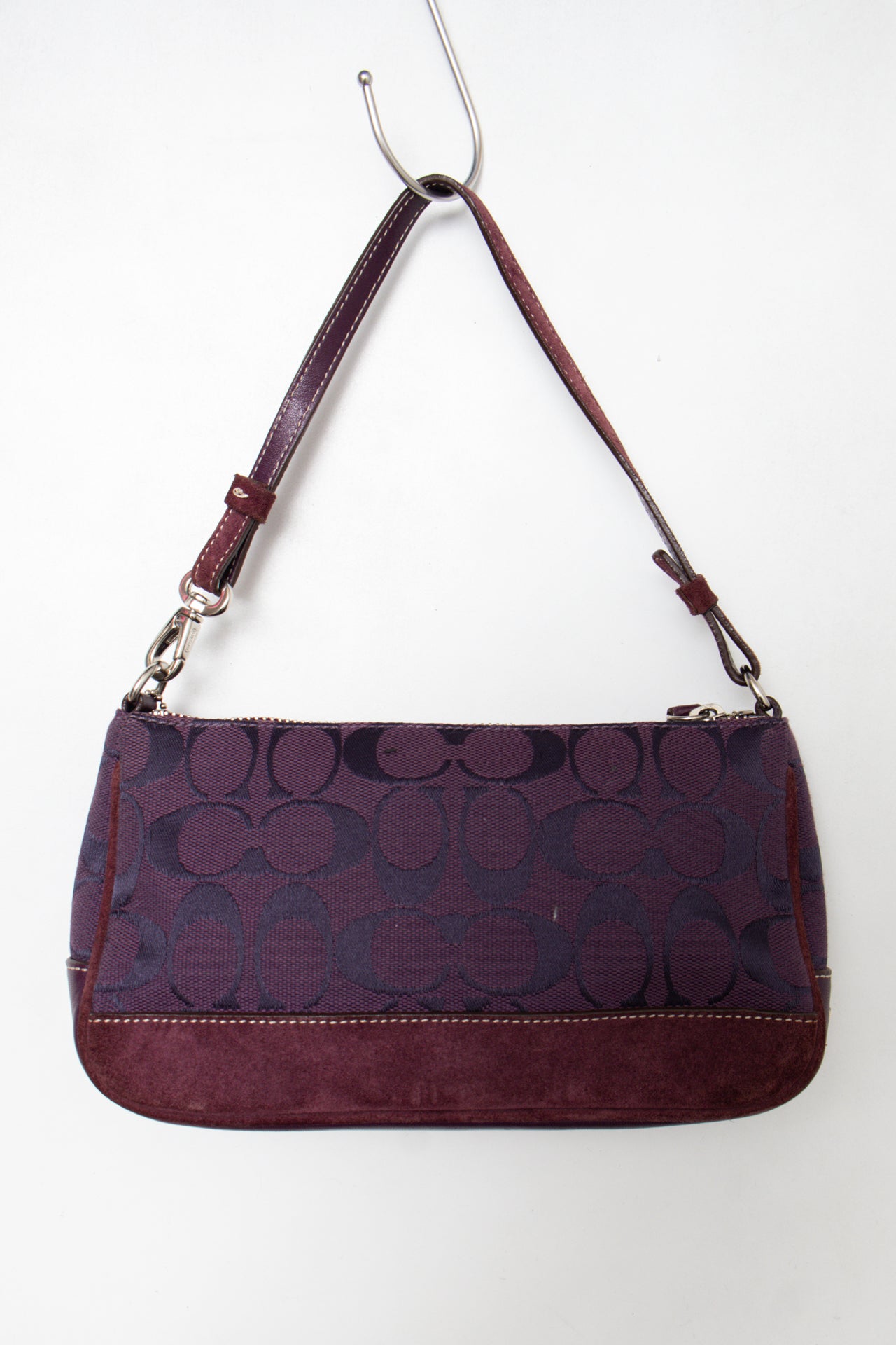 #159 Coach Shoulder Bag Purple | c. 183 | Size