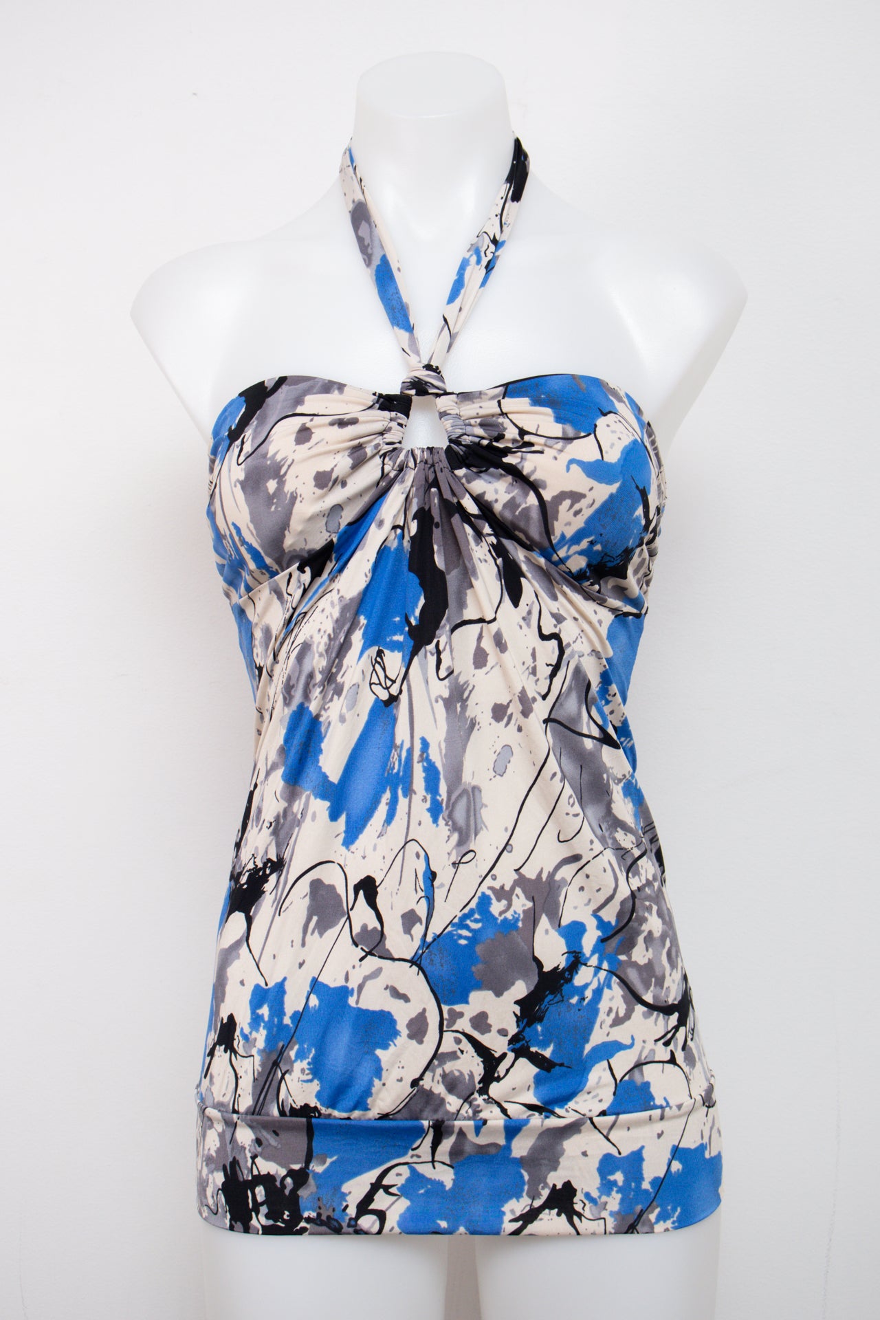 #106 Wet Seal Halter Top Blue | c. 206 | Size 8