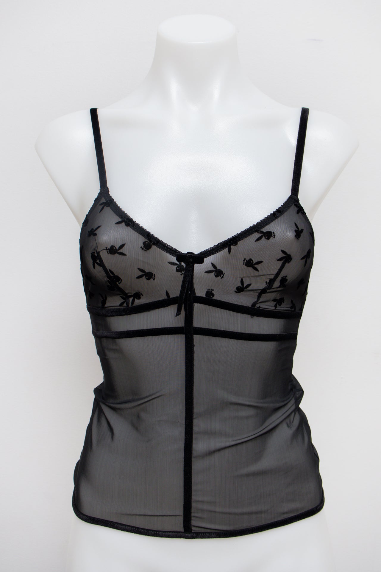 #02 Playmate Intimates Camisole Top Black | c. 185 | Size 6 / 8A