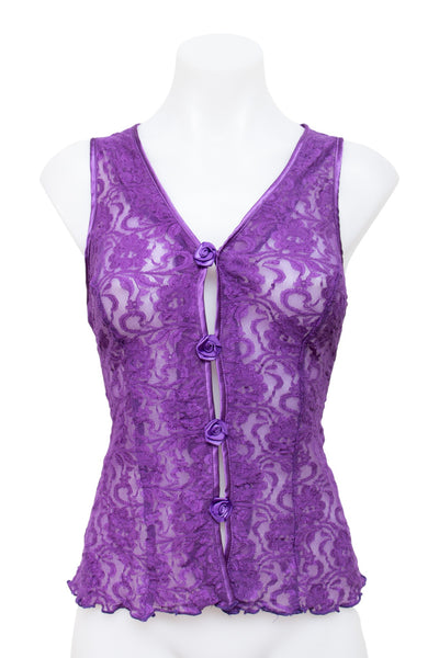 #45 Cinema Etoile Camisole Top Purple | c. 198 | Size 10