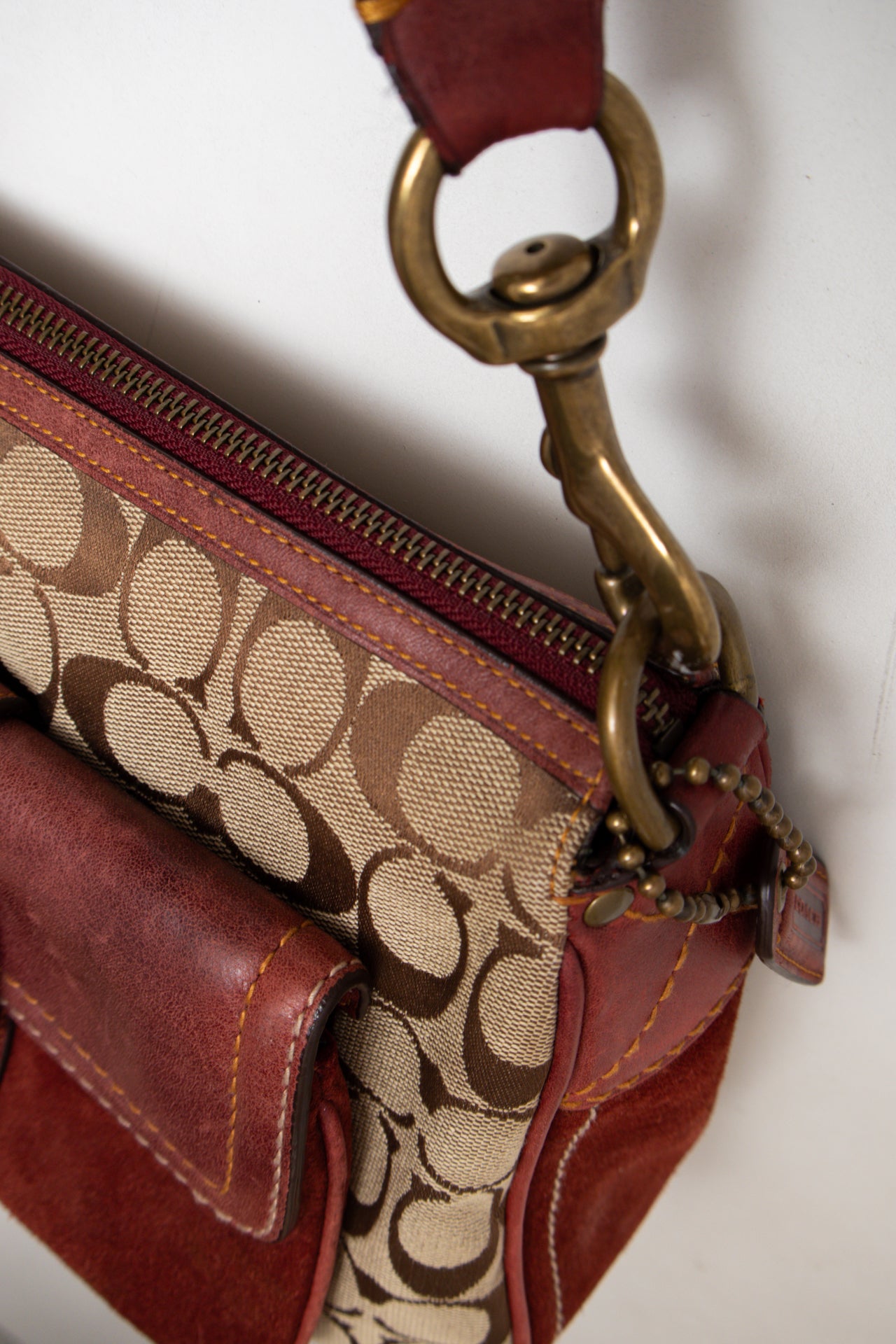 #209 Coach Shoulder Bag Brown | c. 190 | Size