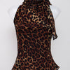 #093 Bandolino Halter Top Brown | c. 206 | Size 10