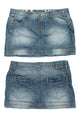 #073 Billabong Mini Skirt Blue | c. 204 | Size 8