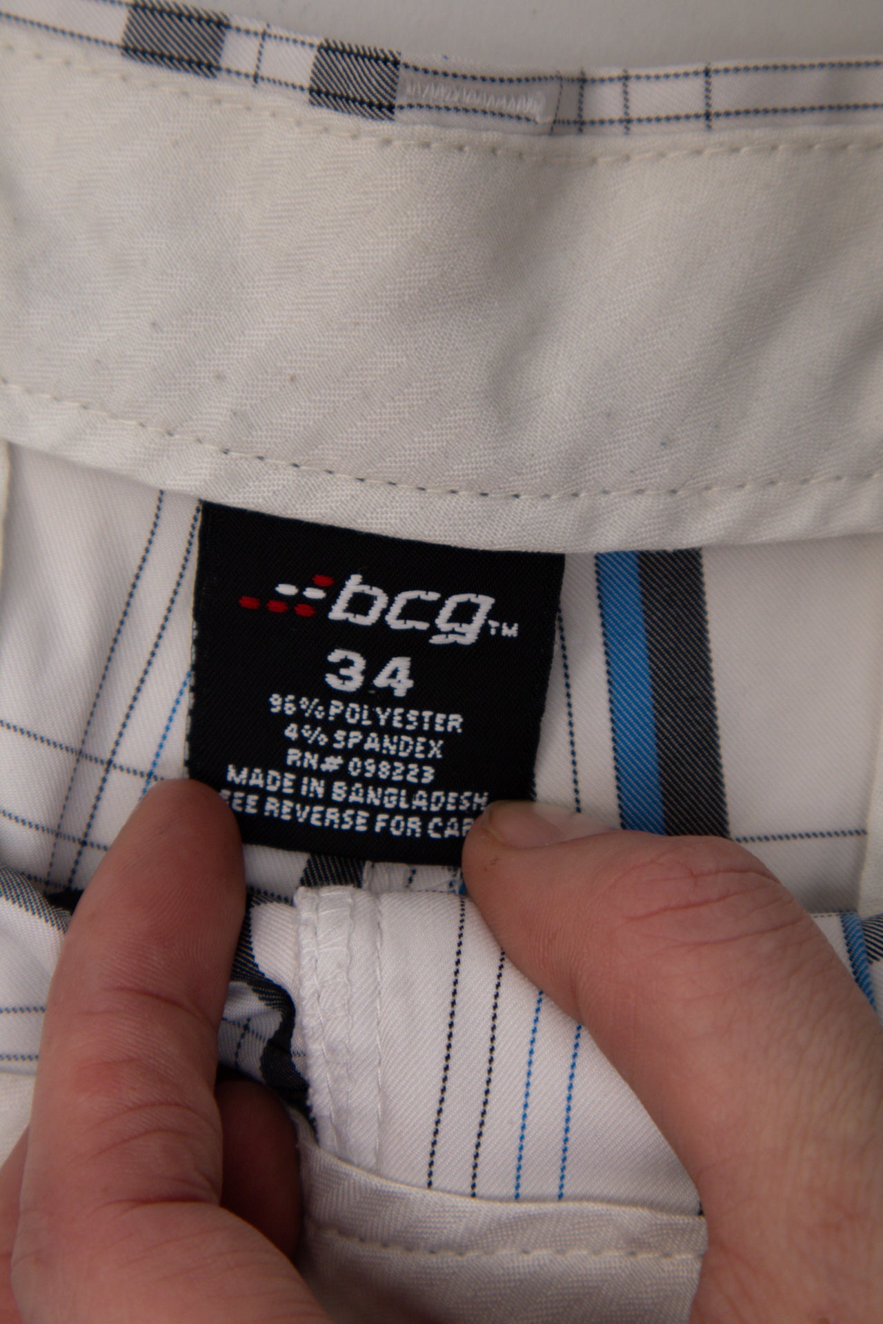 #122 Bcg Shorts White | c. 201 | Size 14
