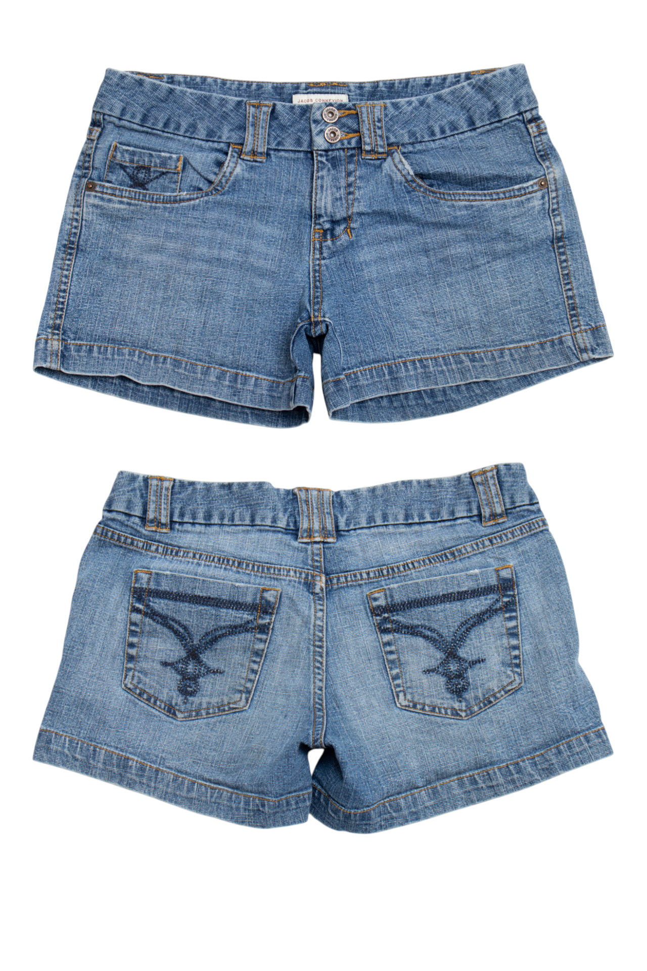 #078 Jacob Connexion Denim Shorts Blue | c. 203 | Size 8