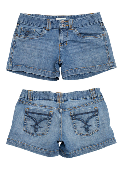 #078 Jacob Connexion Denim Shorts Blue | c. 203 | Size 8