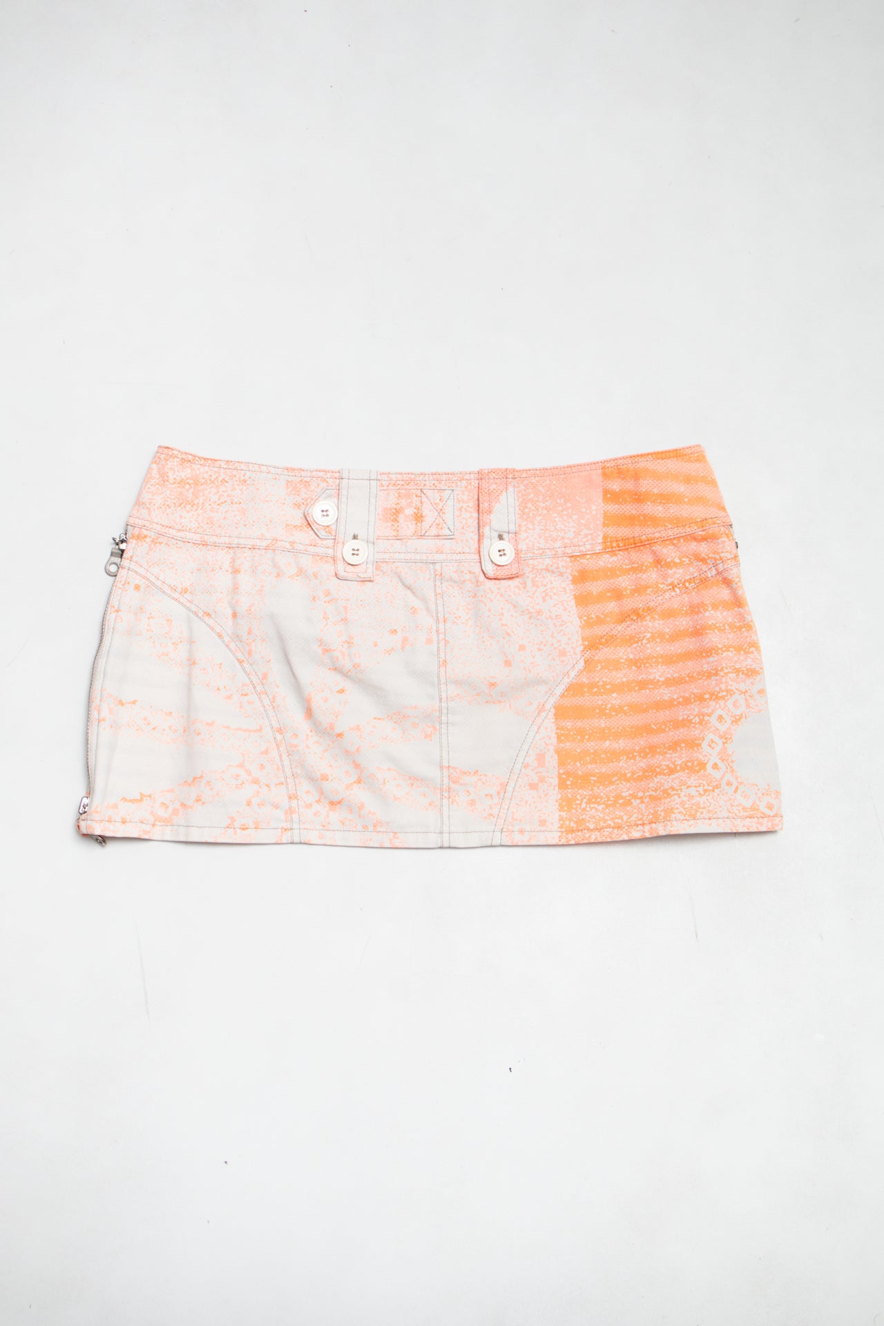 #132 Custo Barcelona Mini Skirt Orange | c. | Size 10