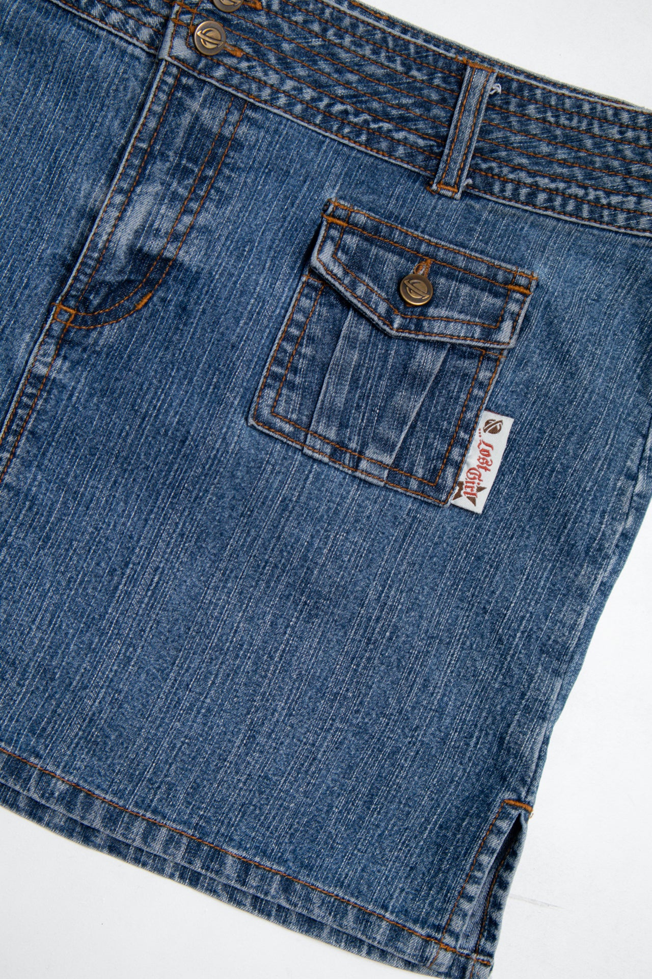 #145 Lost Girl Mini Skirt Blue | c. 200 | Size 12